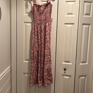 Jessica Simpson maxi dress medium floral print new with tags